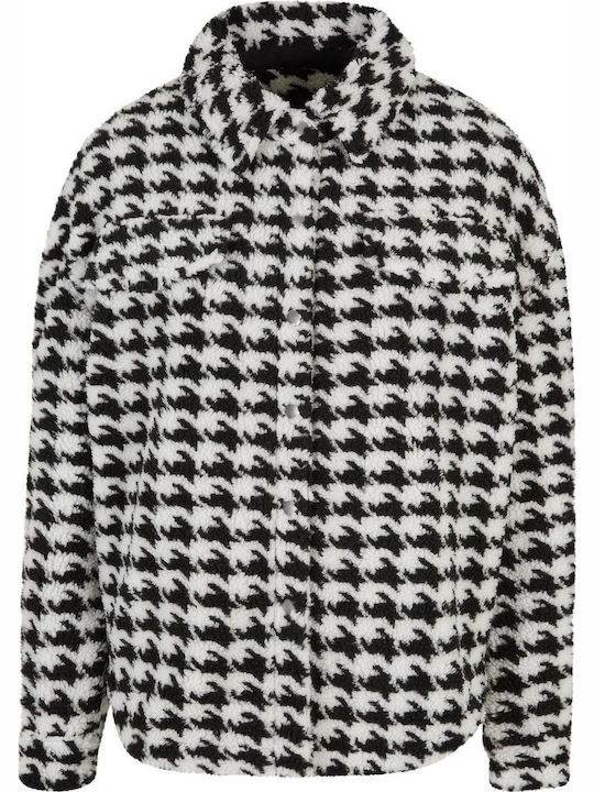 Sherpa Γυναικείο Μαύρο Overshirt Oversized