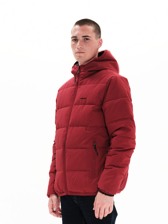 Зимно Мъжко Яке Puffer Червено