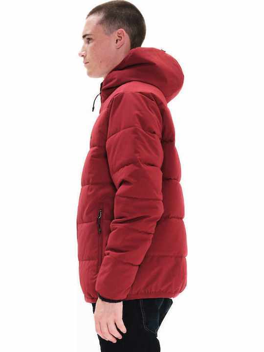 Зимно Мъжко Яке Puffer Червено