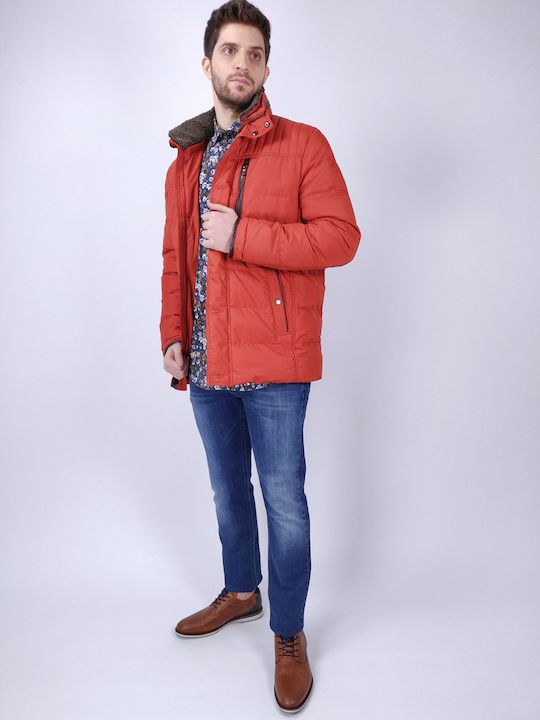 Winter Jacke Orange