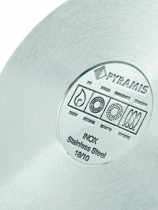 Pyramis Classic Oală adâncă din oțel inoxidabil 2.3lt / 18cm