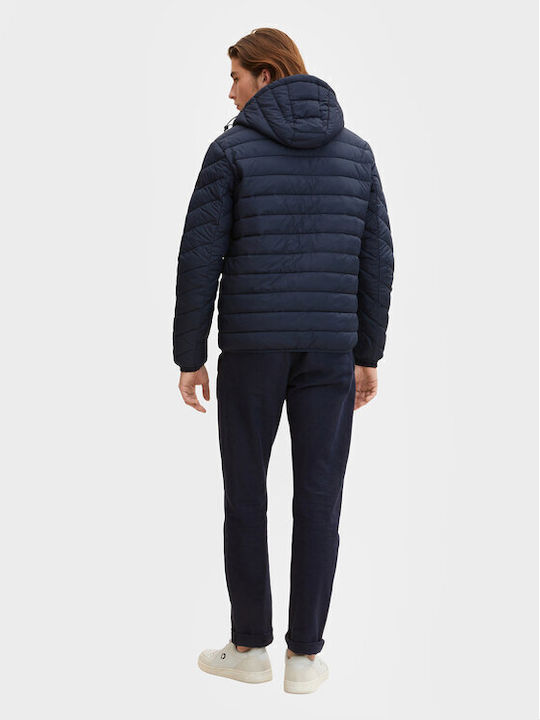 Χειμωνιάτικο Μπουφάν Puffer Navy Μπλε