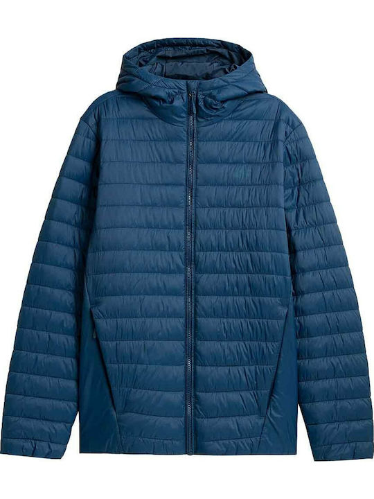 Geacă de Iarnă Puffer Albastră