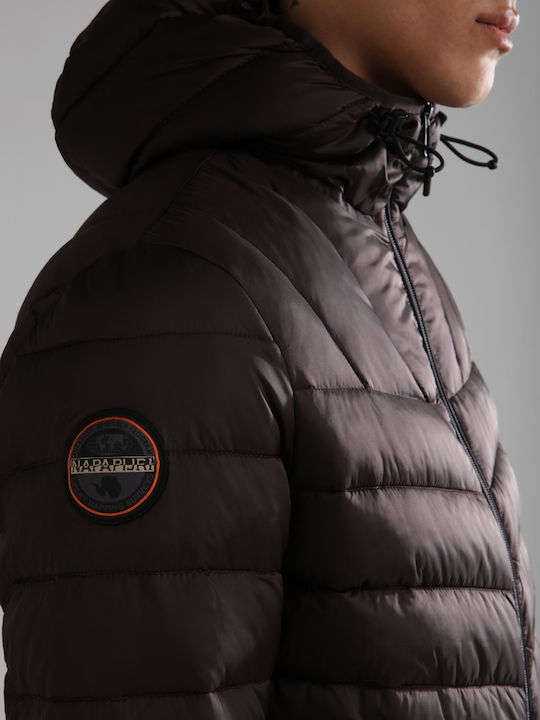 Aerons Winter Jacket Puffer Brown