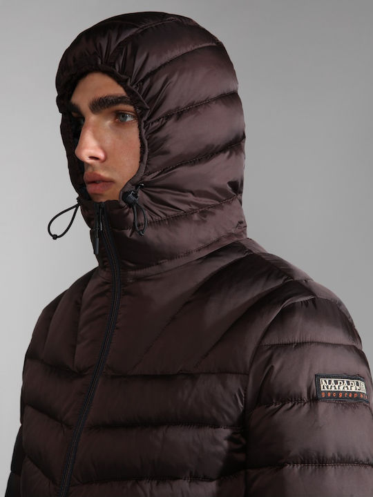 Aerons Winter Jacket Puffer Brown