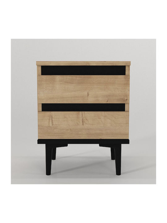 Abbot Wooden Bedside Table 40x35x50.6cm