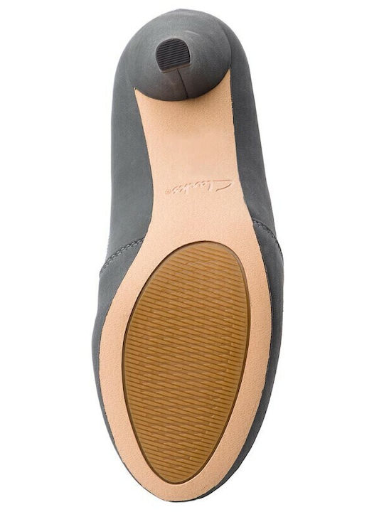 Dalia Pearl Leder Stiefeletten Damen Gray