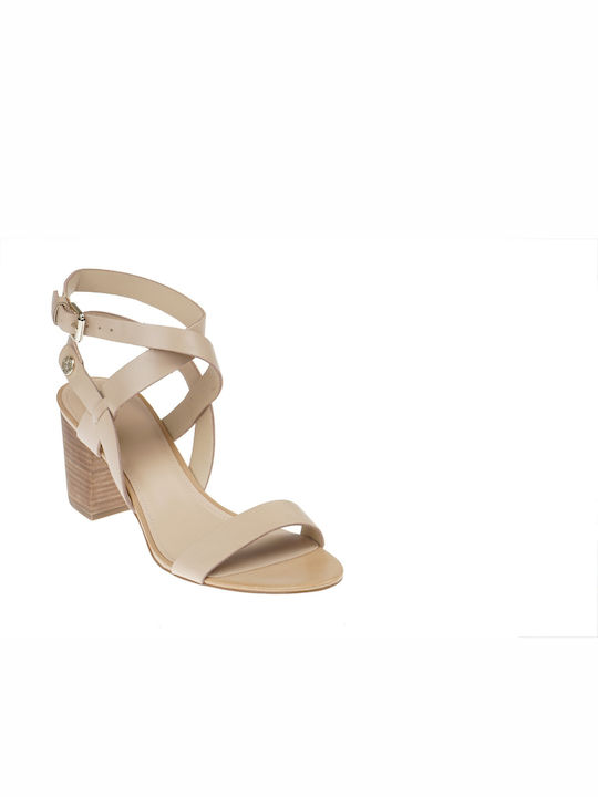 Guess Leather Women's Sandals Beige