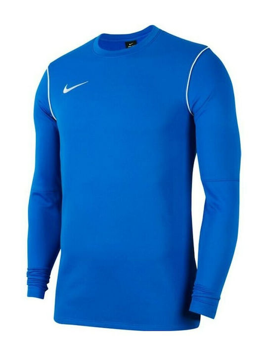 Nike Park Crew Men's Athletic Long Sleeve Blouse Dri-Fit Blue