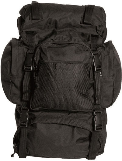 Mil-Tec Military Backpack Backpack made of Polyester Black 55lt