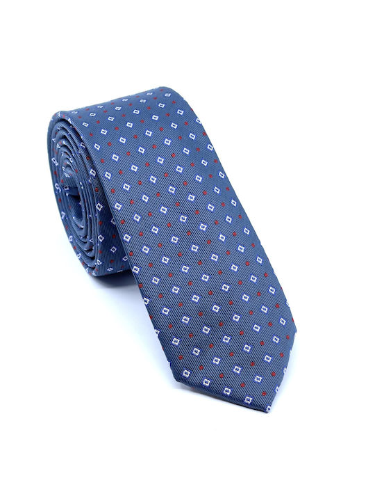 Legend Accessories Men's Tie Set Printed In Blue Colour