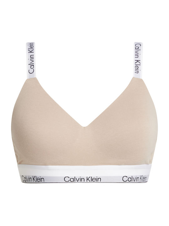 Calvin Klein Women's Bralette Bra Beige