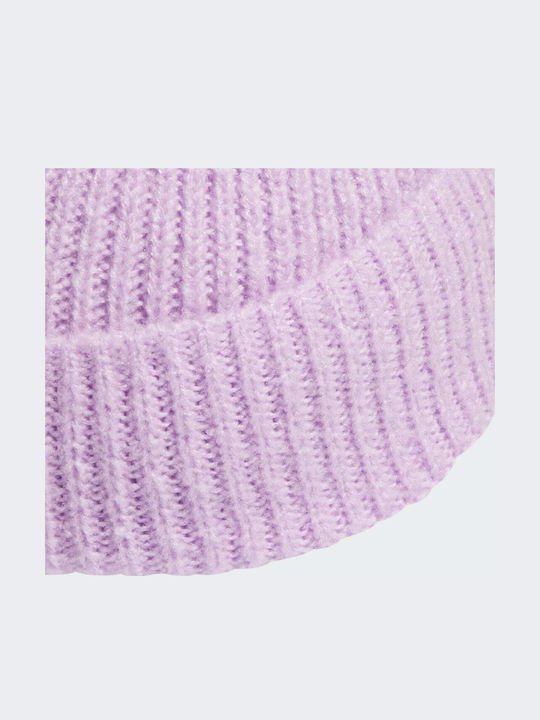Beanie Beanie Knitted in Lilac color