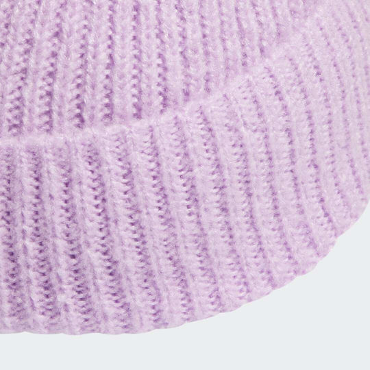 Beanie Beanie Knitted in Lilac color