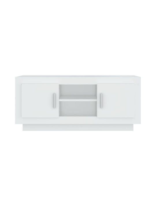 TV-Ständer Weiß M102xP35xH45cm