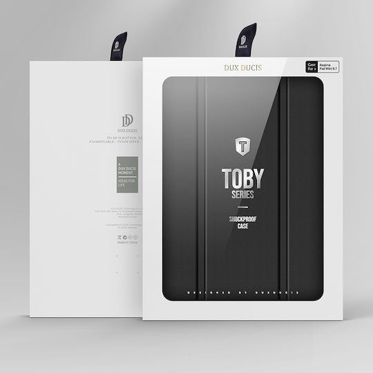 Dux Ducis Toby Флип Капак Черен (Realme Pad Mini)