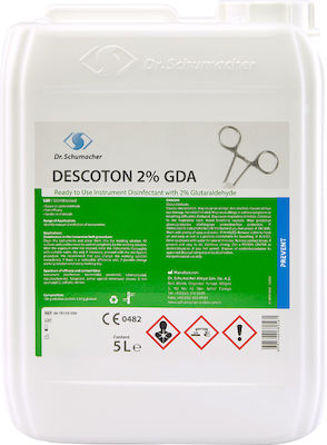 Bournas Medicals Ειδικό Καθαριστικό για Απολύμανση Απολύμανσης Εργαλείων Descoton 2% GDA 5lt