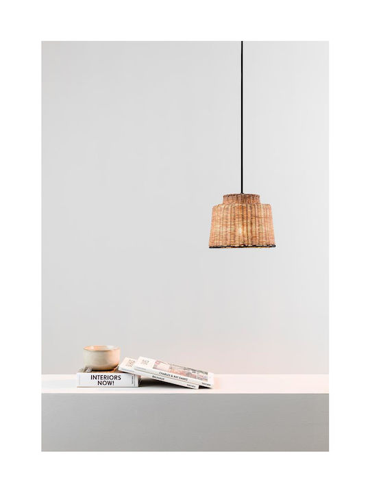 Faro Barcelona Saipan Pendant Light Beige with Socket E27 22.5cm