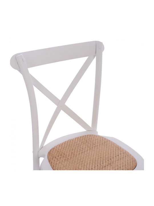 Owen Scaune Cafe Lemn Albe 1buc 45x55.5x90buc