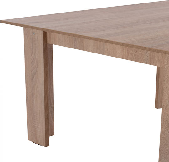 Sonama Oak Truffle Τραπέζι Κουζίνας Ξύλινο Σταχτί 110x80x77εκ.