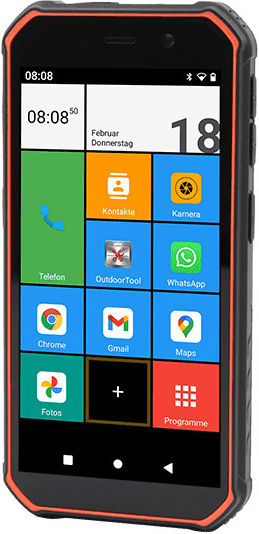 Olympia TREK Outdoor Dual-SIM (3GB/32GB) Black / Orange