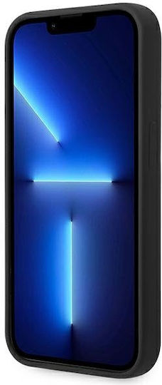 BMW Metal Logo Back Cover Plastic Negru (iPhone 14 Pro Max)