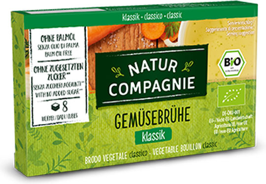 Natur Compagnie Organic Cooking Cubes Vegetables Vegetable 80gr Package of 8