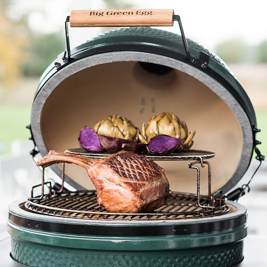 Big Green Egg Кръгла Метална Скара за Печене 46брсм. 46x46cm