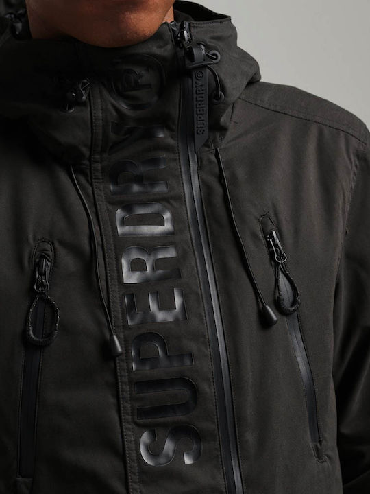 D3 Ultimate Microfibre Winter Jacket Windproof Black