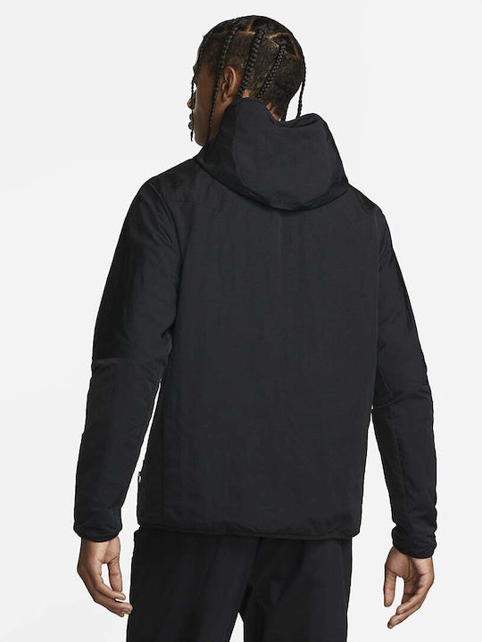 Nike Sportswear Tech Ανδρικό Χειμωνιάτικο Μπουφάν Αντιανεμικό Μαύρο