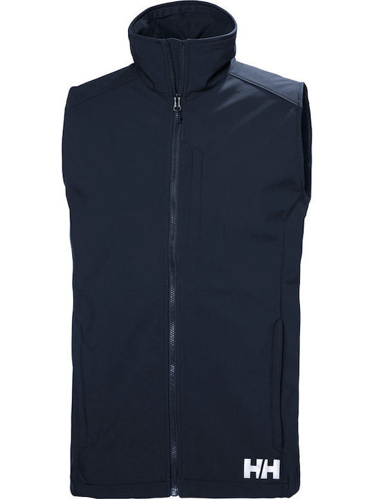 Paramount Sleeveless Jacket Softshell Waterproof and Windproof Blue