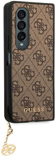 Guess Задна корица Пластмаса Кафяв (Galaxy Z Fold4)