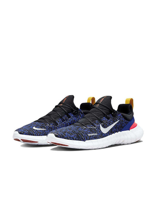 Nike Free Run 5.0 Ανδρικά Αθλητικά Παπούτσια Running Black / Concord / Cinnabar / Football Grey