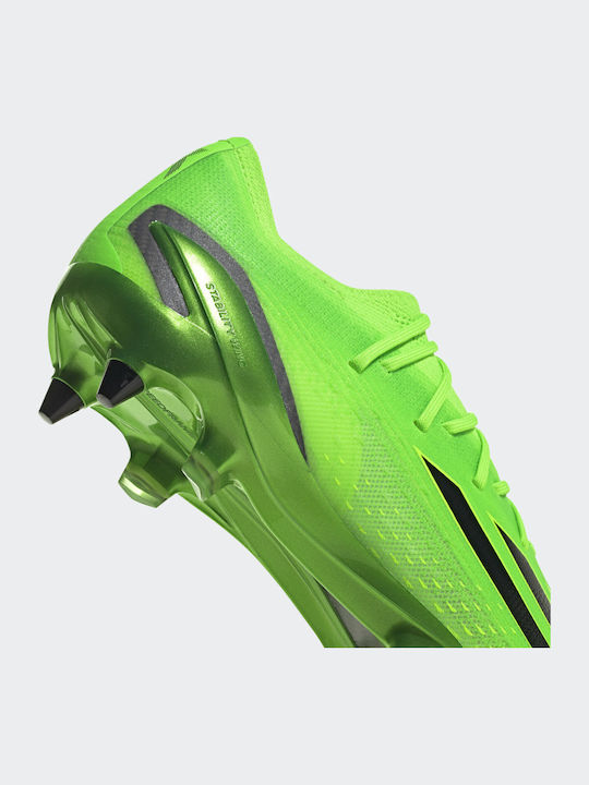 adidas X Speedportal.1 Football Shoes with Cleats Solar Green / Core Black / Solar Yellow