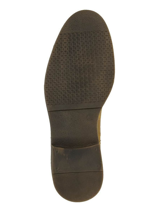 Piele Tabac maro Ghete Chelsea