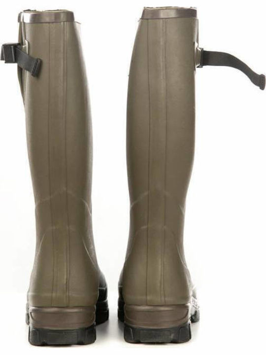 Shaggy Breeches Wilhem Wasserdichte Jagdgummistiefel in Braun Farbe
