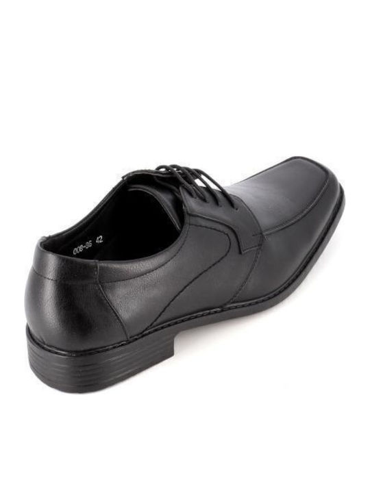 Leder Herren Freizeitschuhe Schwarz
