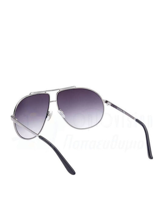 Guess Women's Sunglasses with Brown Tartaruga Metallic Frame and Grey Gradient Lenses GU5208 08B