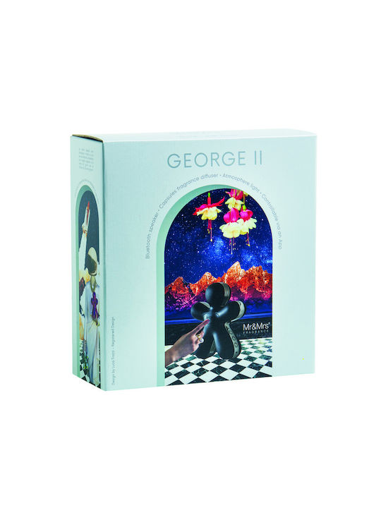Mr & Mrs Fragrance LED Aromatherapie-Diffusor Schwarz JGEOSP02V02