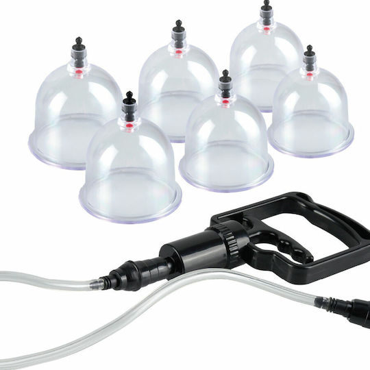Pipedream Beginner's 6pc. Cupping Set Sauger Brustwarzen Transparent 6Stück