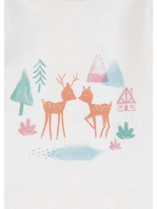 Kinderbekleidungssets mit Leggings Winter 2 Stück Weiß