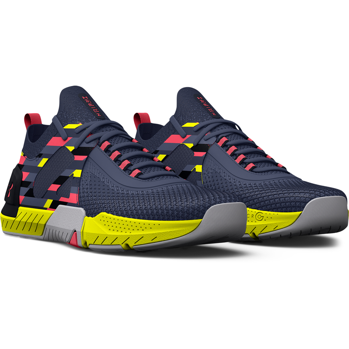 Under Armour TriBase Reign 4 Pro Amp Training Shoes Aurora Purple Yellow Ray 14 Buy Under Armour TriBase Reign 4 Pro Amp  main image 3