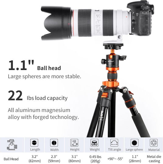 K&F Concept KF-28 360 Degree Panoramic Base Cap fotografic