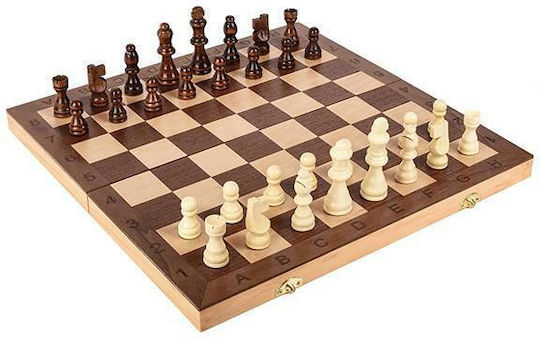 Next Backgammon/Schach /Dame aus Holz 40x40cm
