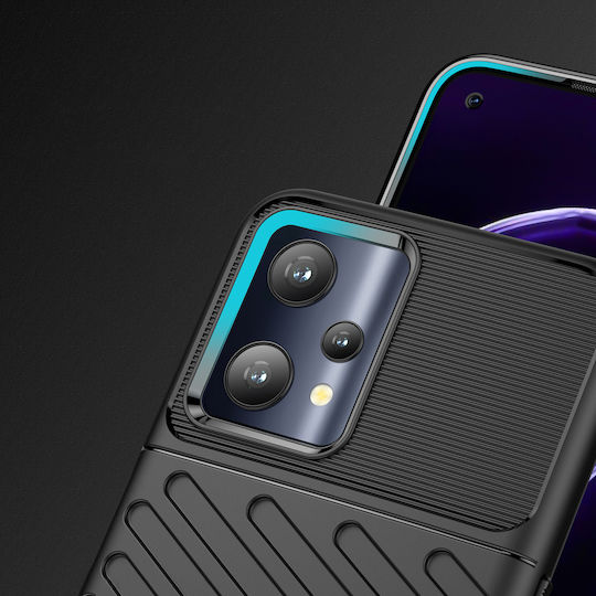 Hurtel Thunder Back Cover Σιλικόνης Μαύρο (Realme 9 5G / 9 Pro)