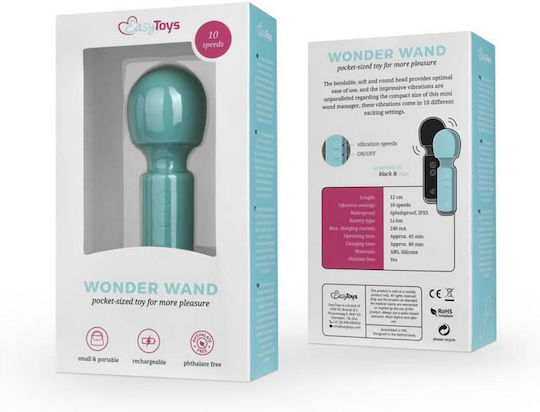 Easytoys Mini Vibe Wand Vibrator Vibrator Massage 4cm Aqua