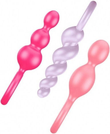 Satisfyer Booty Call Πρωκτικές Σφήνες Σετ 3τμχ