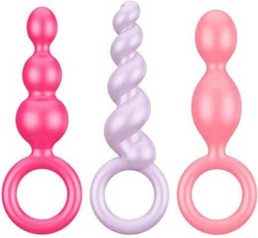 Satisfyer Booty Call Πρωκτικές Σφήνες Σετ 3τμχ