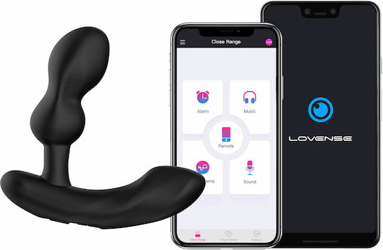 Lovense Edge 2 Prostate Massager Analvibrator mit kabelloser Funktion Black 12.4cm