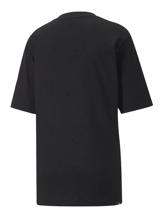 Puma Brand Love Women's Athletic Oversized T-shirt Black
